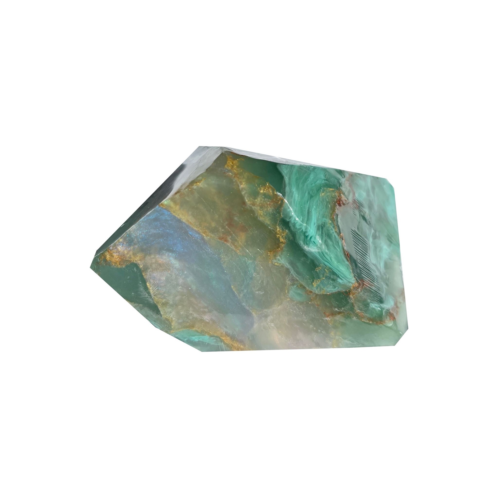 T.S. Pink SoapRocks Jewel Collection – White Opal In Jade