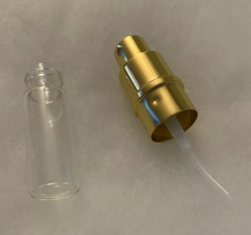 Mini Travel Refillable Pump Perfume Atomizer Spray Container w/Funnel NWOT GWP
