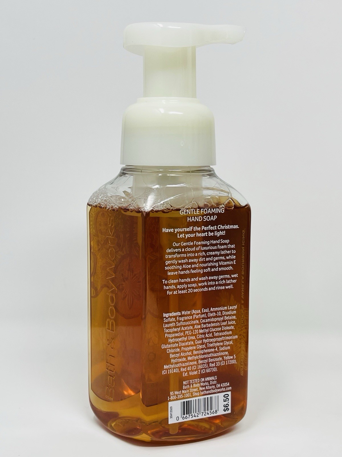 1 BATH & BODY WORKS Merry Cookie GENTLE CLEAN FOAMING HAND SOAP NEW