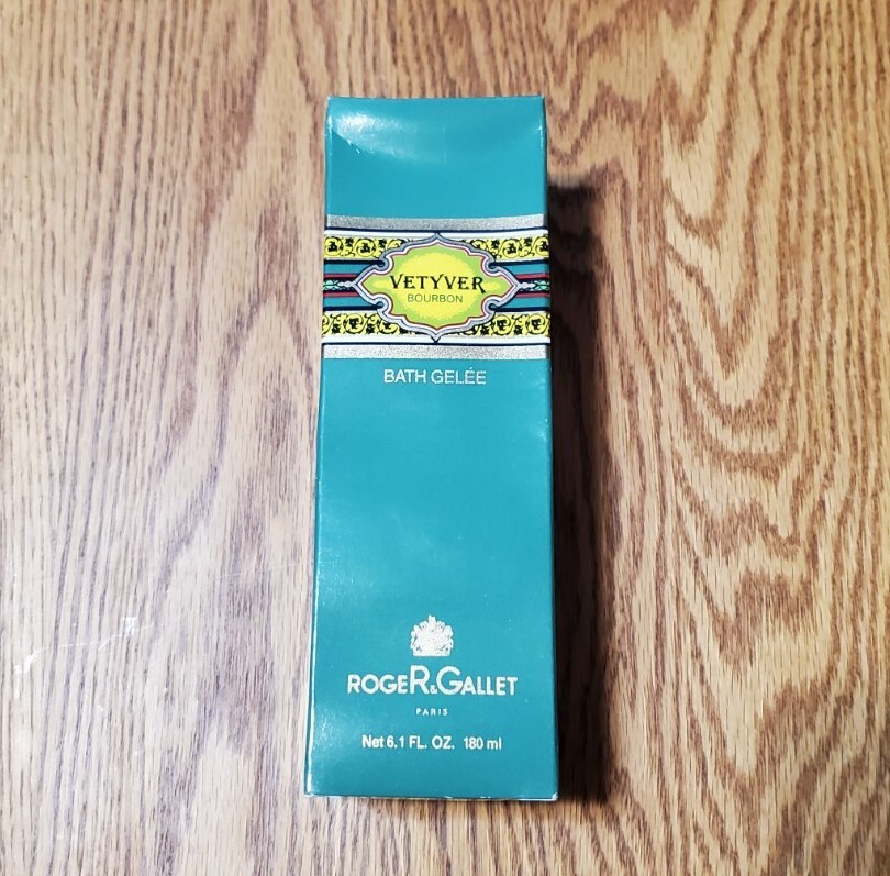 Roger & Gallet Vetyver Bourbon Bath Gelee 6.1 fl oz / 180 ml – NEW in Box