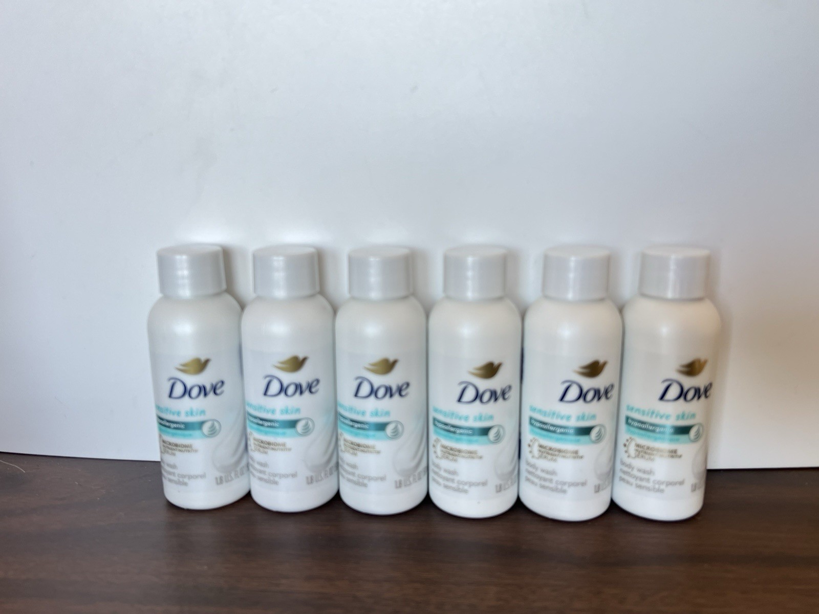 Dove Sensitive Skin Travel Size Soap, 1.8oz, Pack of 6