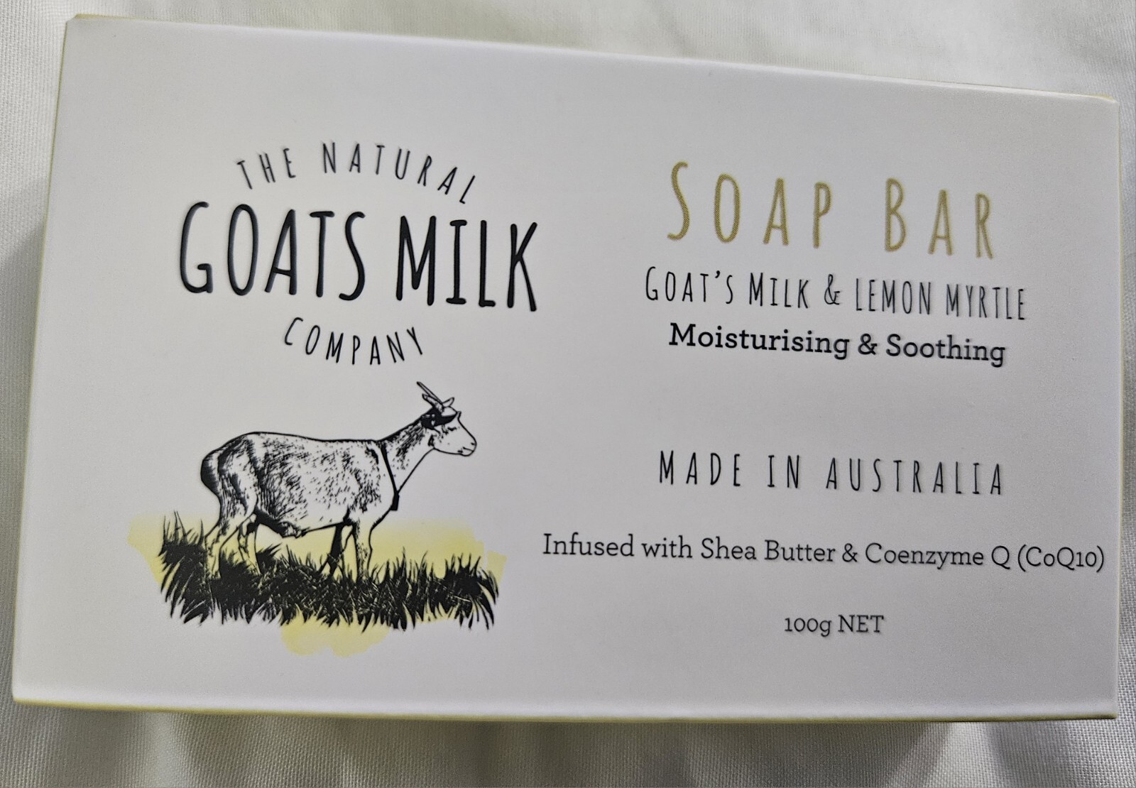 the natural goats milk company With Lemon Myrtle made in Australia