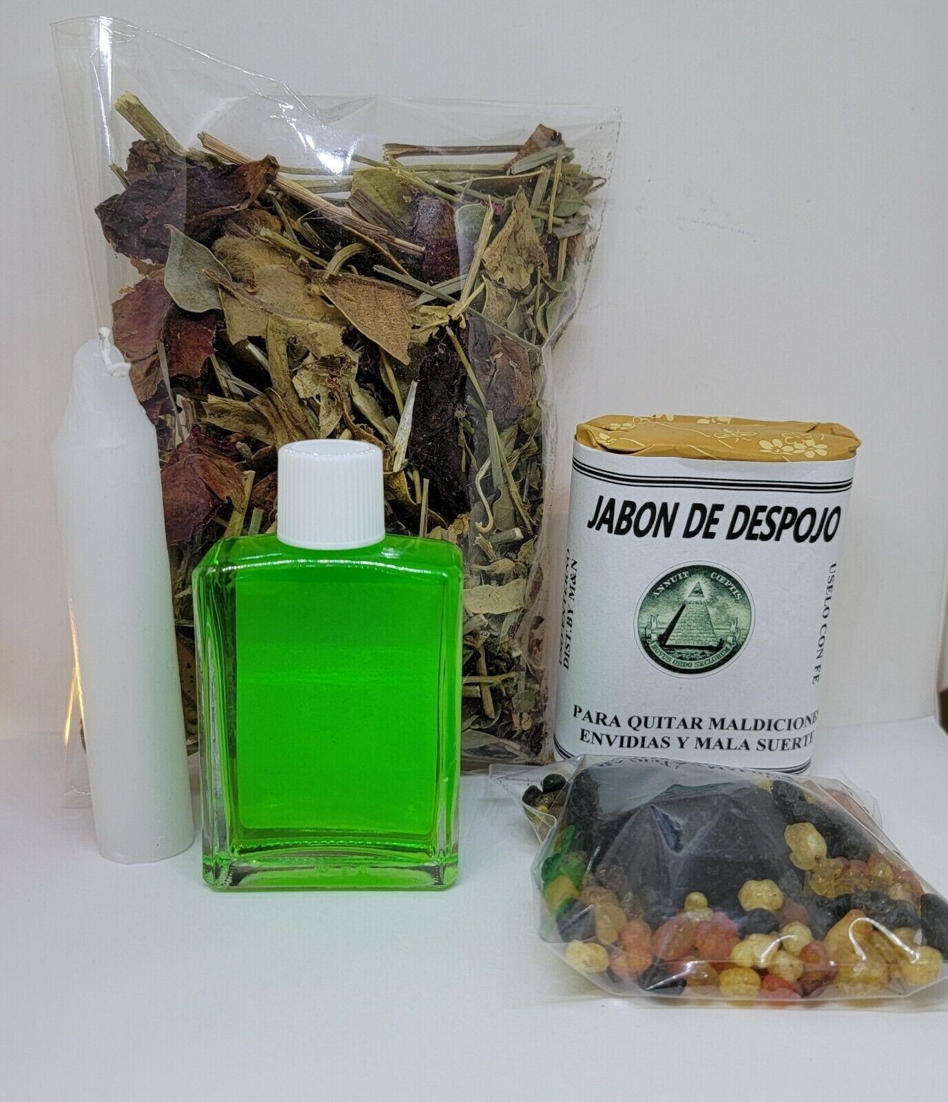 BAÑO DESPOJO ROMPE BRUJERIA KIT PARA SU PROTECCION Y ROMPER LAS MALAS ENERGIAS