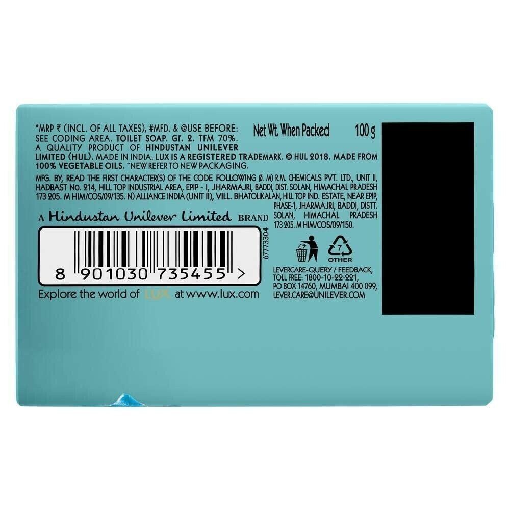 Lux Fresh Splash Soap 100g With Cooling Mint Pack of 8 – CA