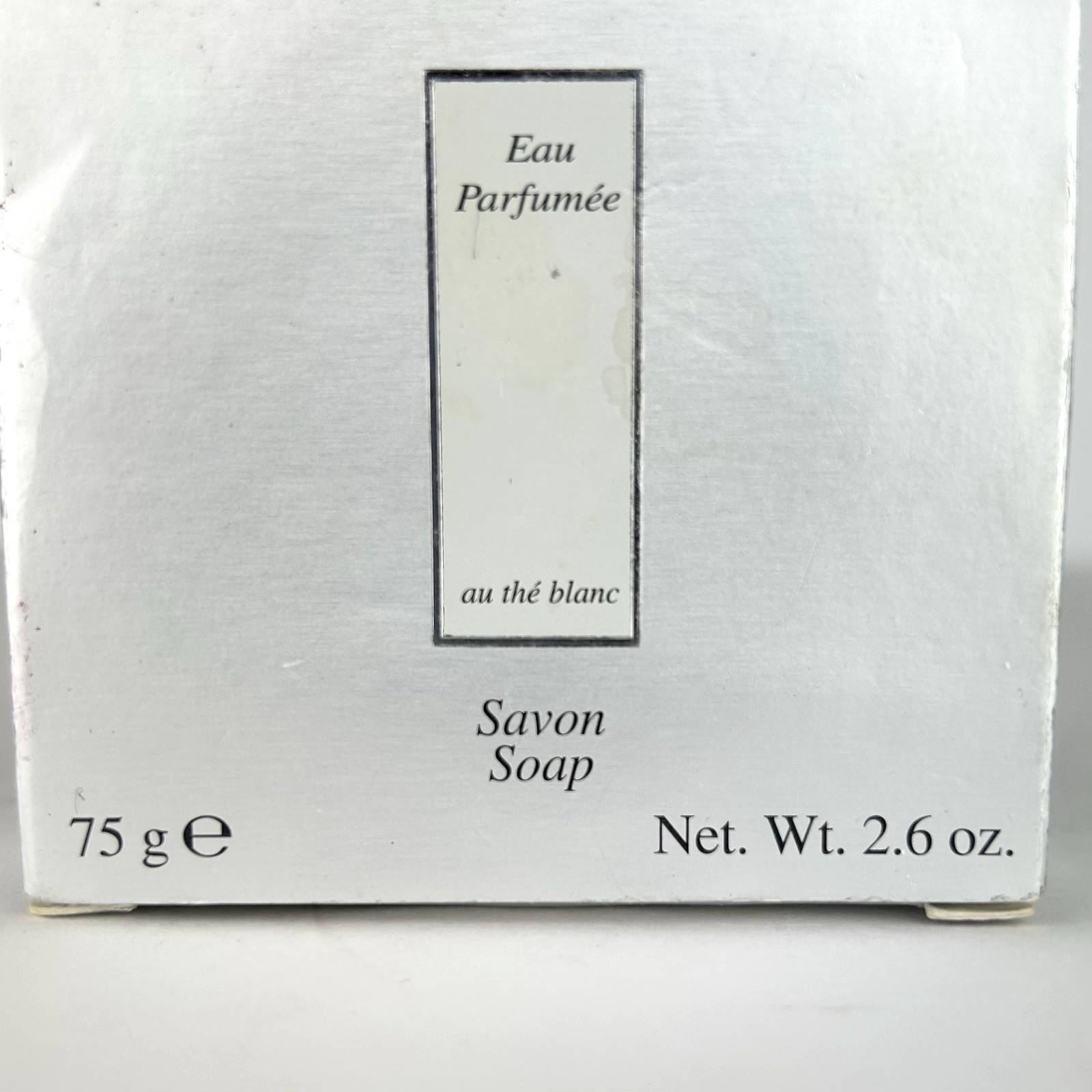 Bvlgari Eau Parfumee Au The Blanc Savon Soap 2.6 oz 75 g Scented Luxury NOS
