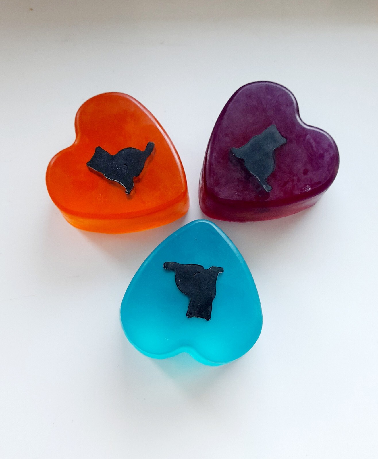 Aloe Glycerin Soap With A Charcoal Kitty All Natural Vegan Cats Kitty Kitten Emo