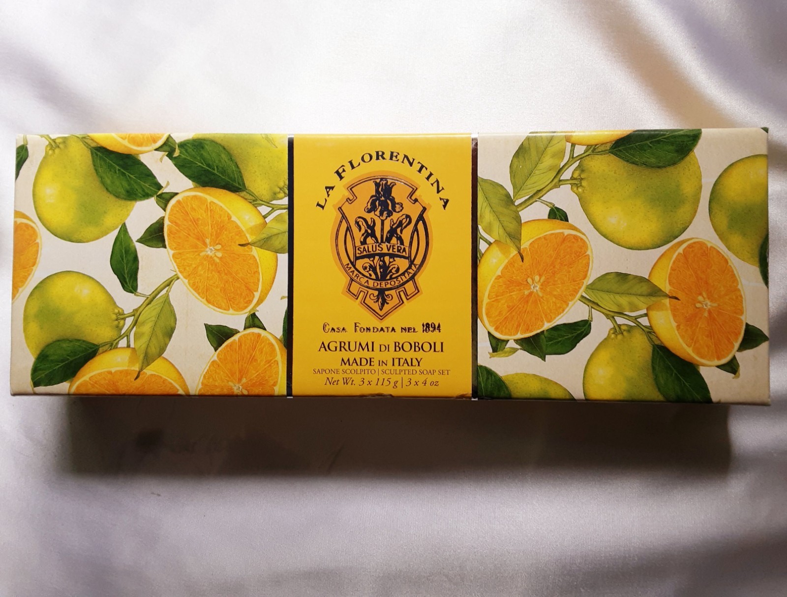 La Florentina Agrumi de Boboli Scented Round 4oz 3bar Soaps