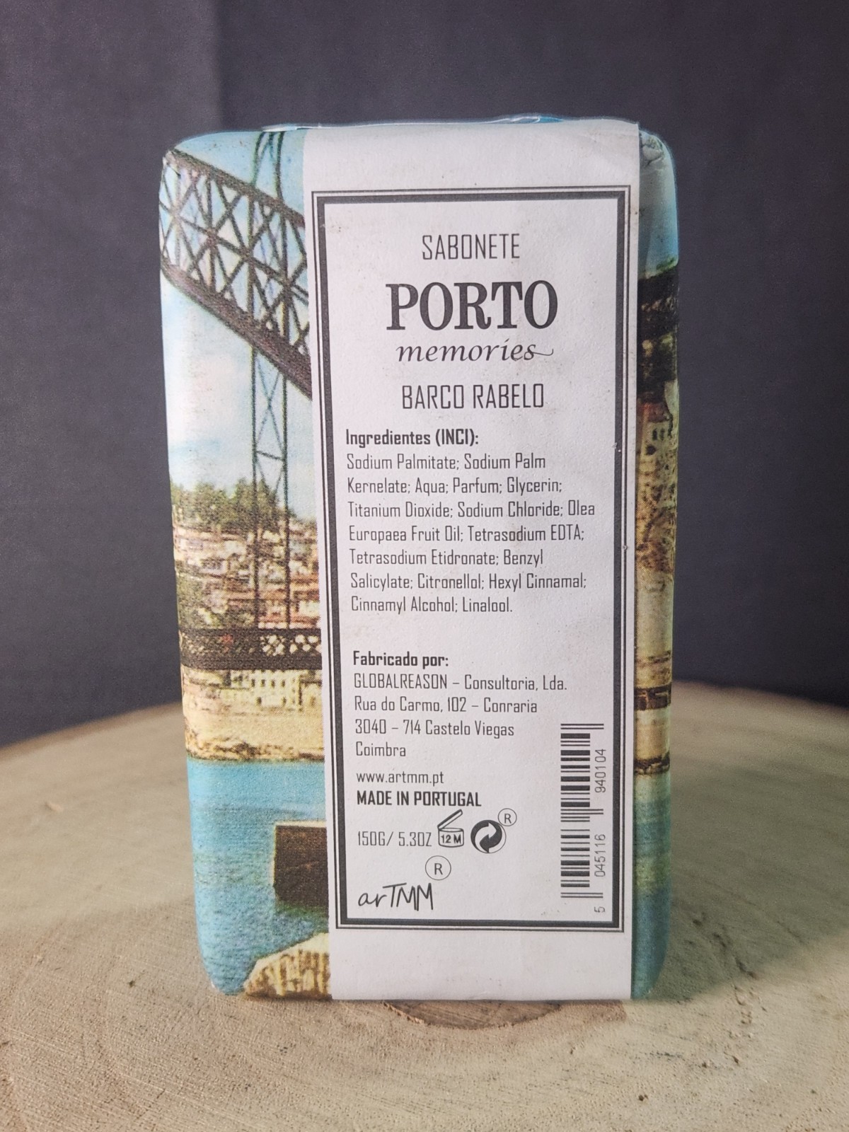 Sabonete Porto Memories Bar Soap Barco Rabelo 5.3oz Soap Bar~Made In Portugal