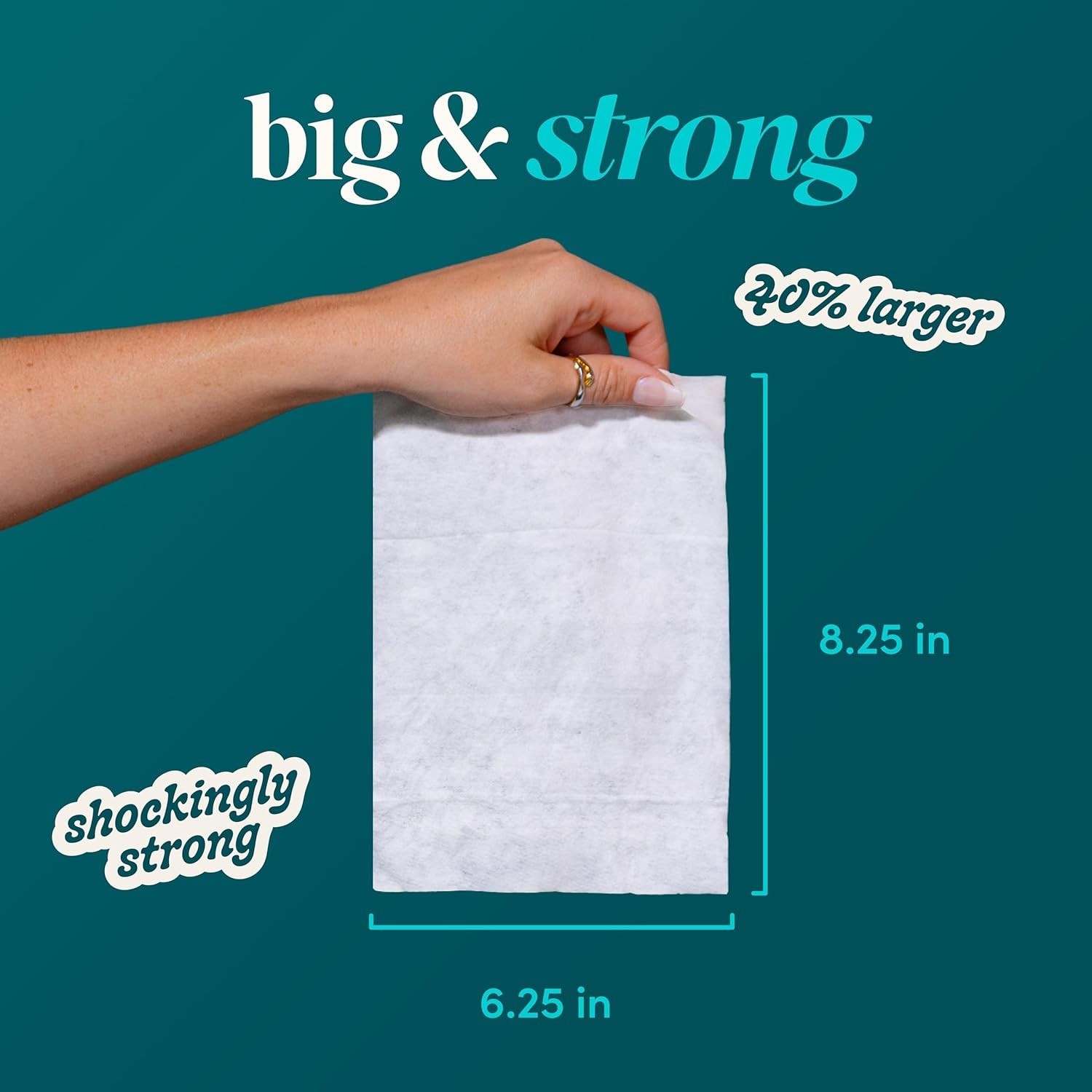 Extra Large Shea-Coco Flushable Wipes – 318 Count for Men & Women, TSA Friendly