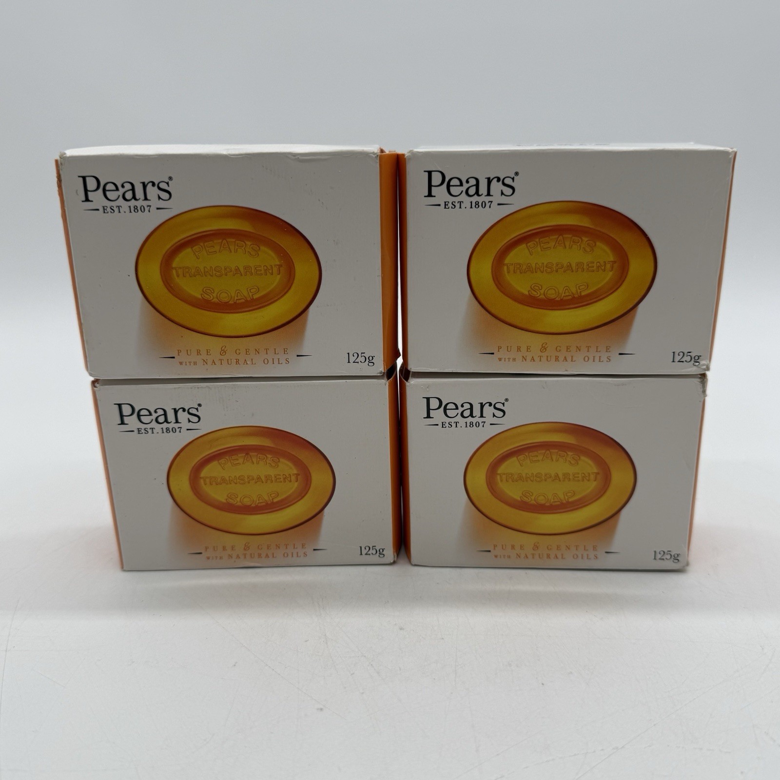 4pk Pears Original Transparent Soap NIB/SEALED