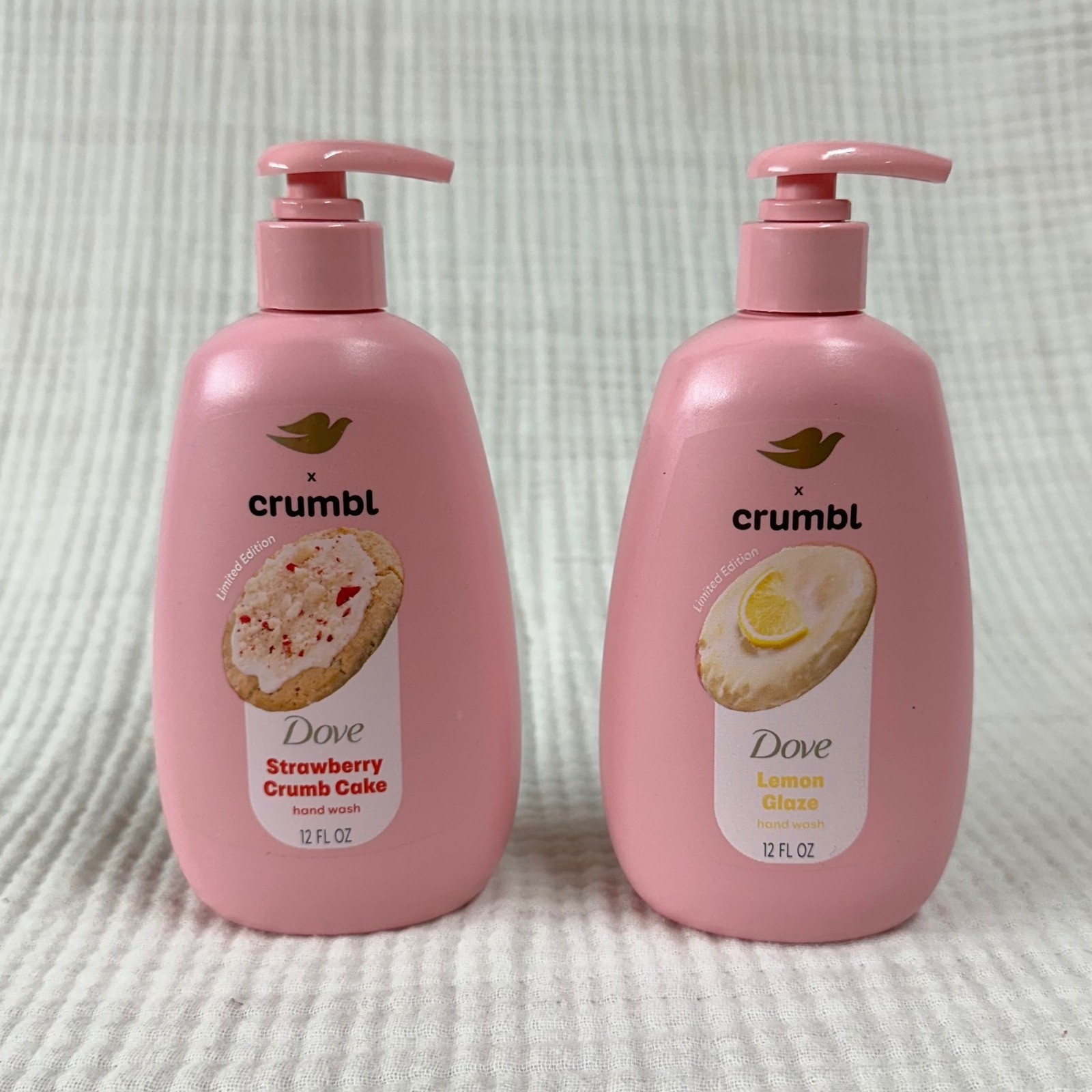 Dove X CRUMBL STRAWBERRY CRUMB & LEMON GLAZE Hand Soap Limited Edition 12 OZ