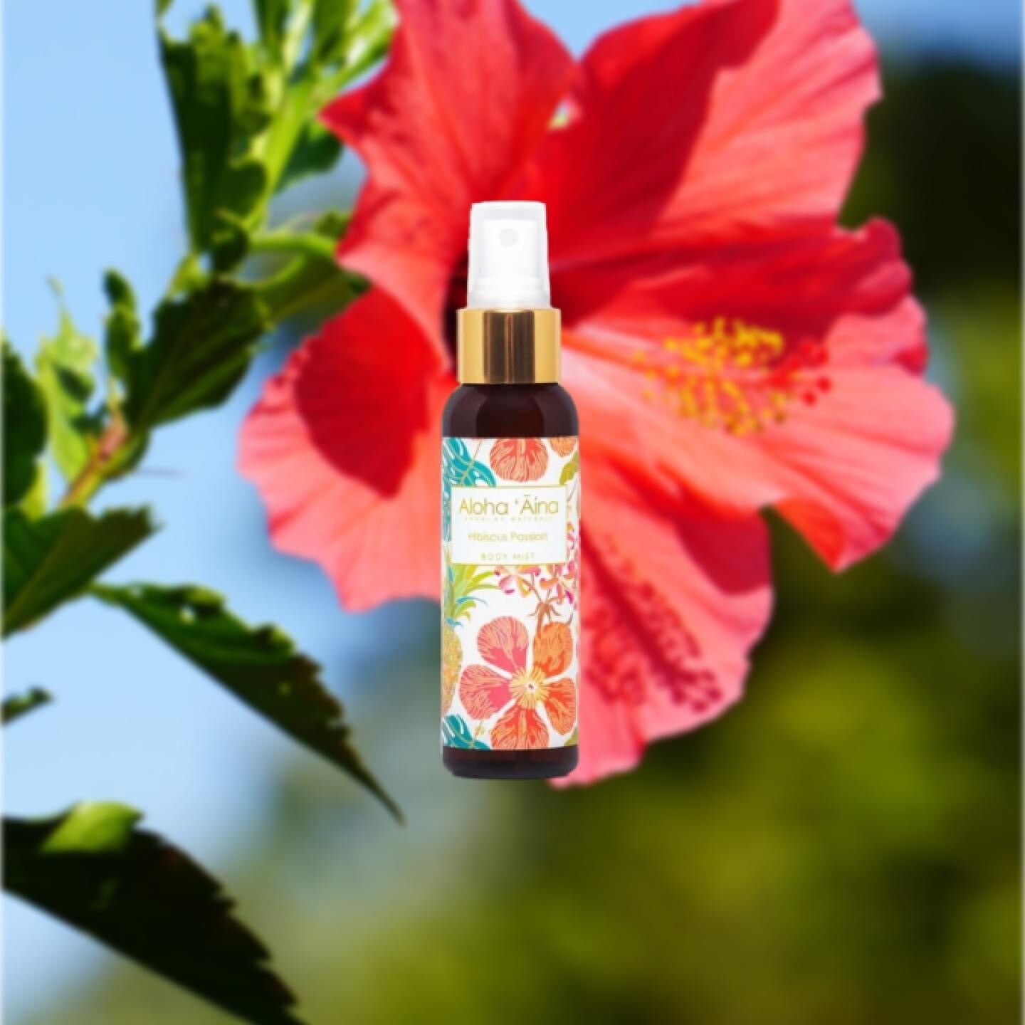 Maui Soap Co Aloha ‘Aina – Hibiscus Body Mist 2oz bottle