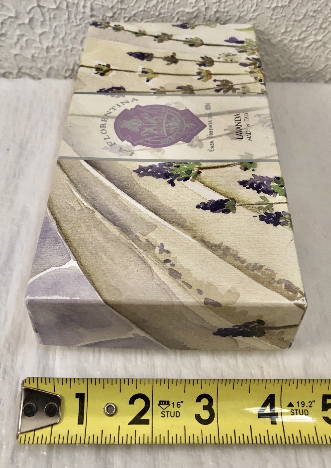 La Florentina Soap Lavender ITALY 2 X 5.3 Ounce Bars Lavanda Open Box Two Soaps