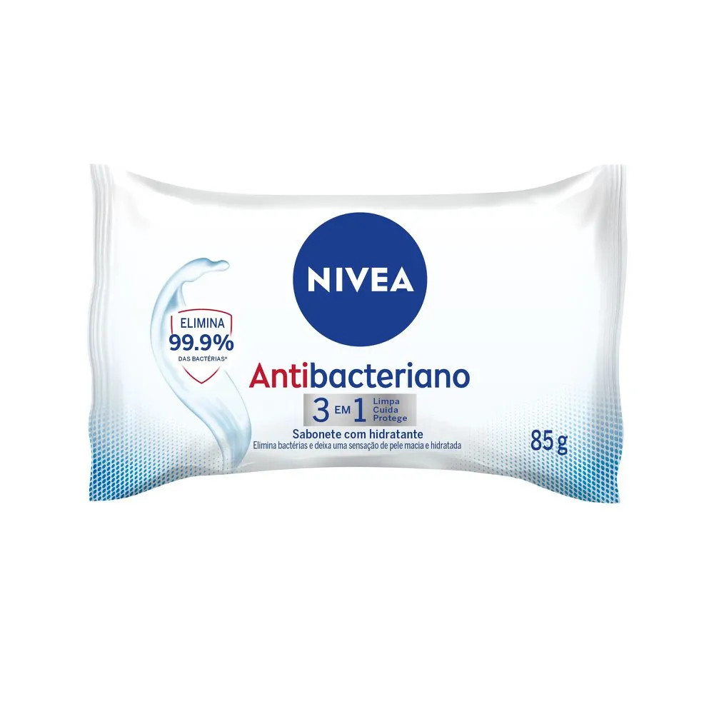 Nivea Sabonete em Barra Antibacteriano 3 em 1 85g