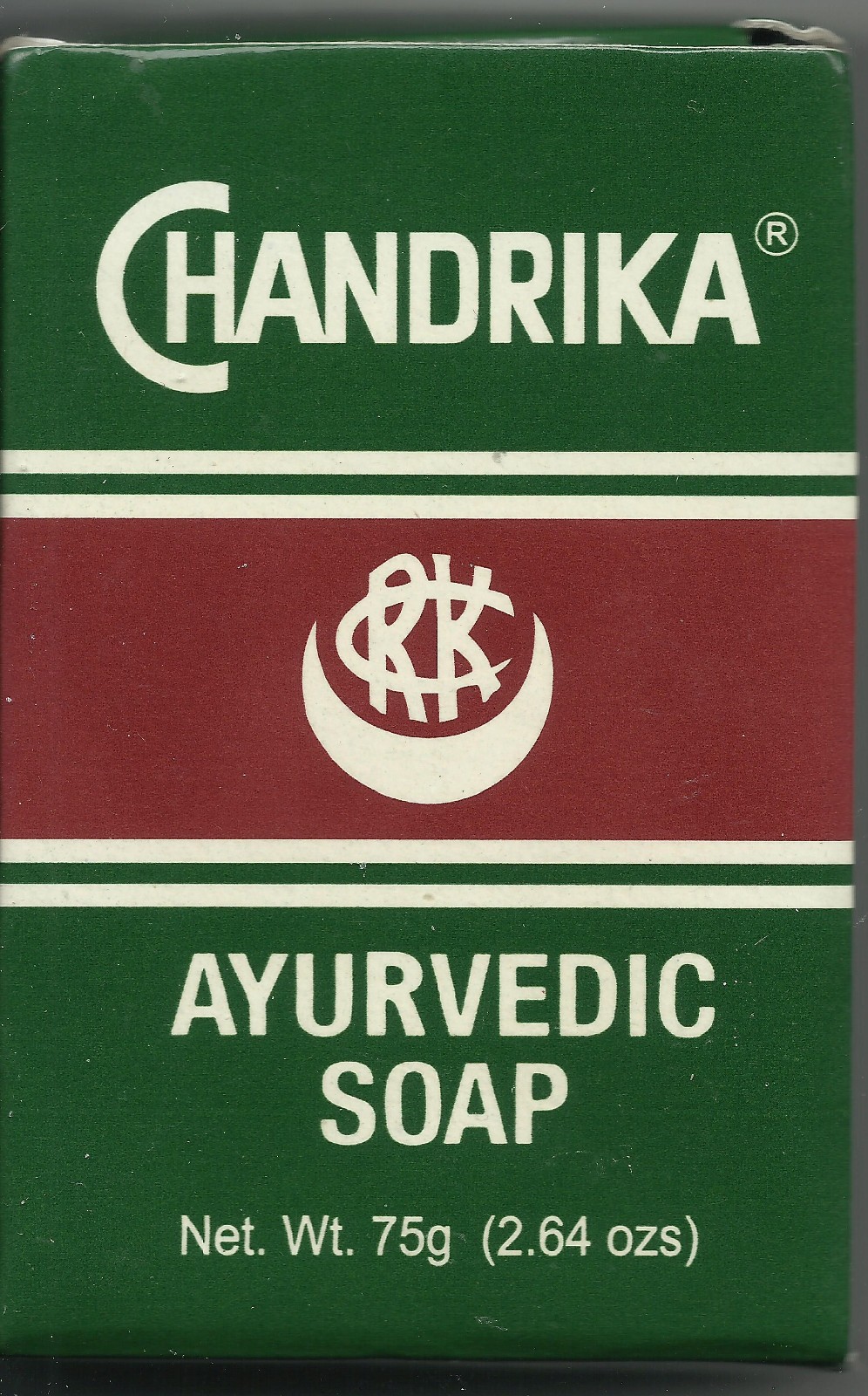 Chandrika Indian Bar Soap Original Green vegetable oil soap india 75 g = 2.64 oz