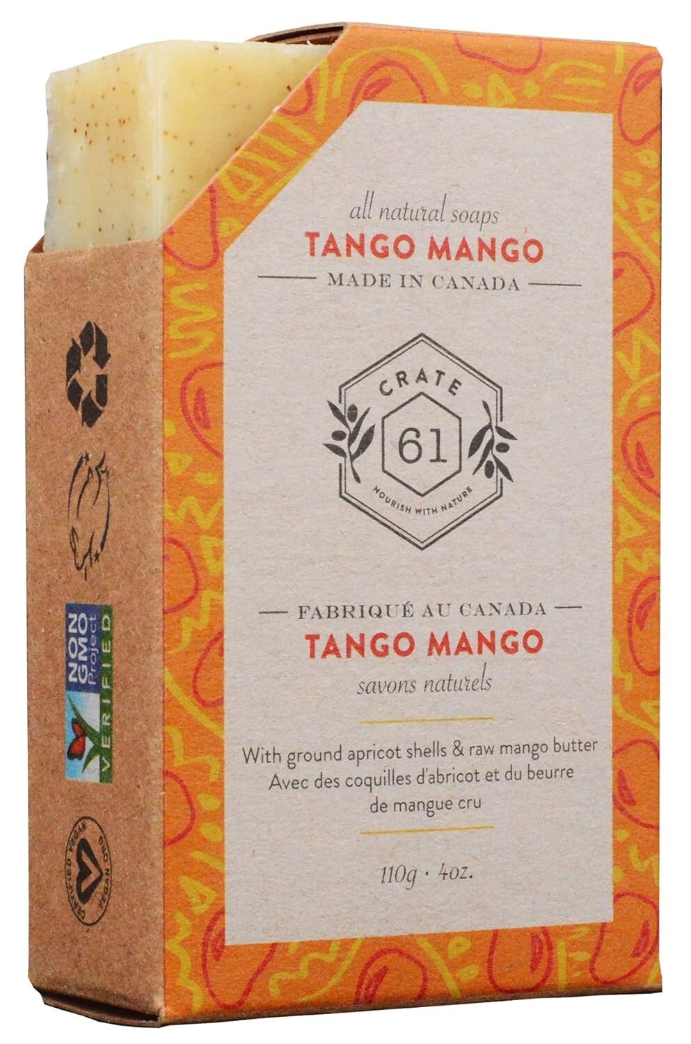 Vegan Handmade Bar Soap – Luxury Premium Essential Oils – Pack of 6 Citrus