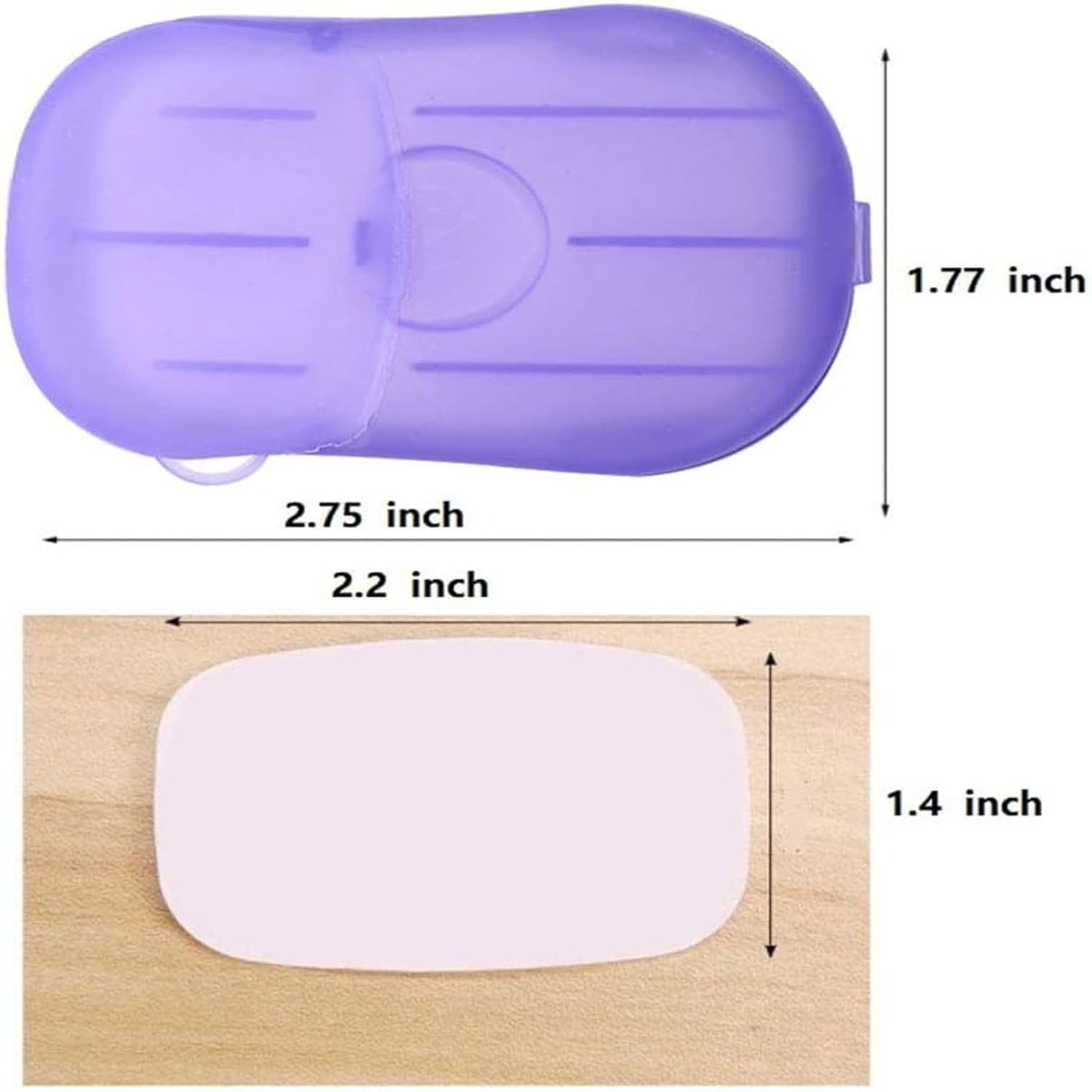 Disposable Soap Paper 500 Sheets, Hand Cleaner Fragrance Mini Color, Camping