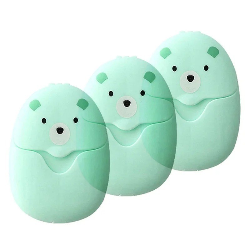 50/150Pcs Travel Soap Sheets Portable Soap Paper Bath Hand Outdoor Travel Cleani