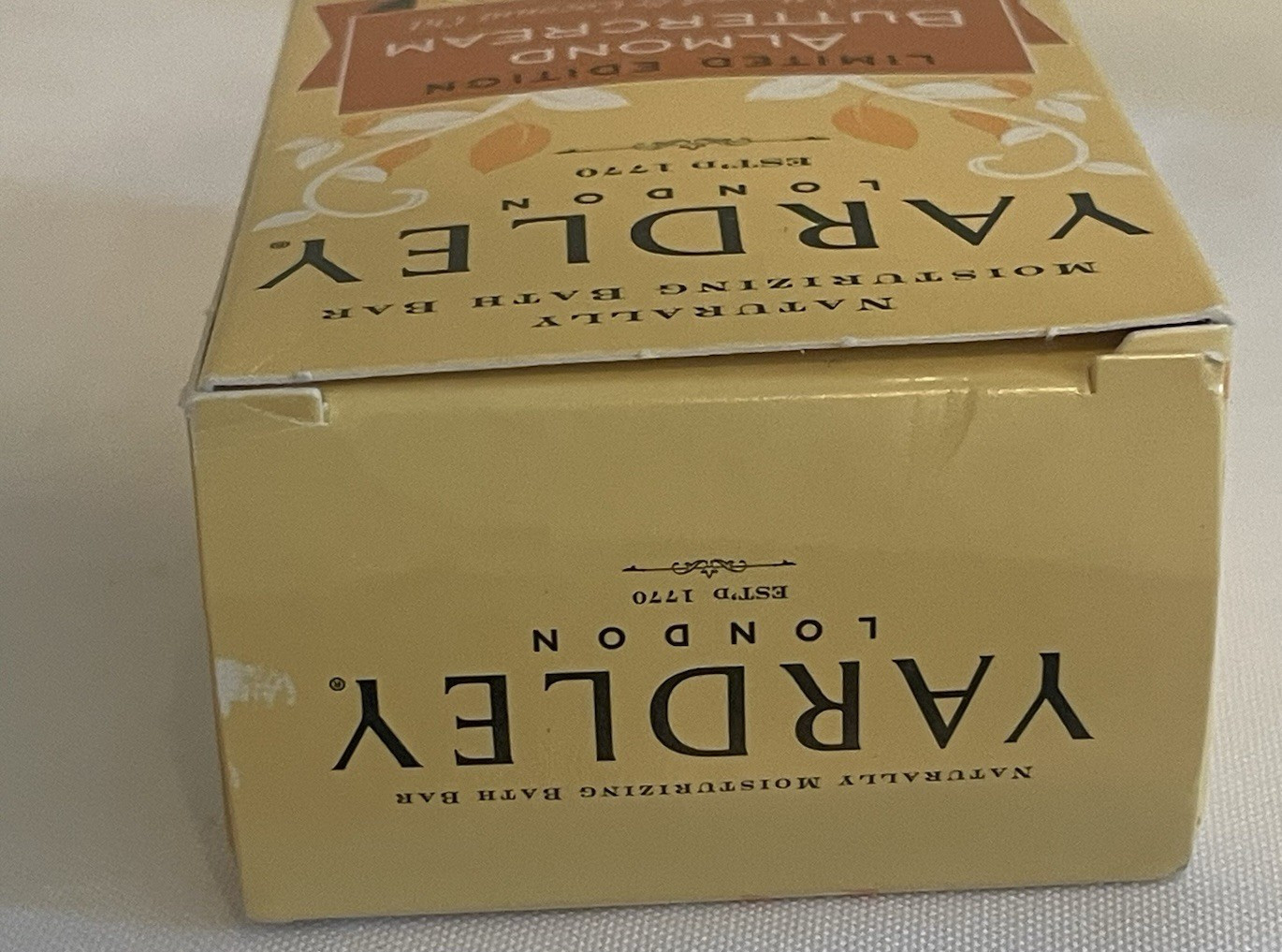 Yardley London Almond Buttercream Naturally Moisturizing Bath Bar 4.25 oz