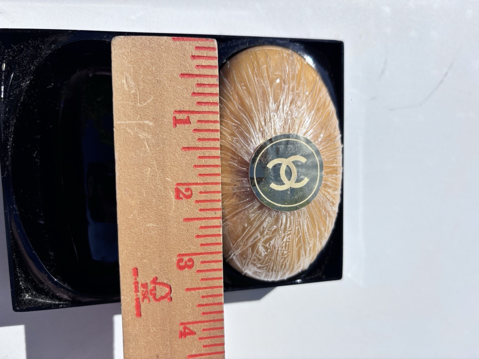Vintage Chanel No 5 Scented One Bar Sealed Bath Soap XLarge Case Orig Box