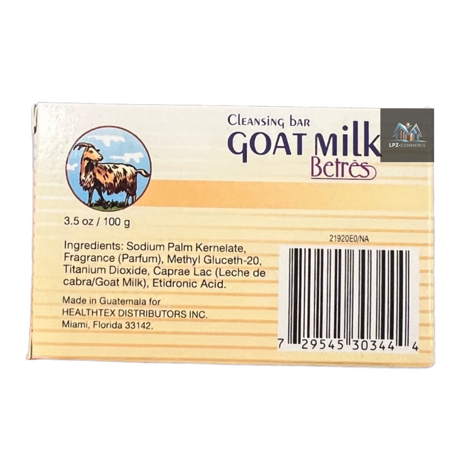 (Lot of 10) Goat Milk Moisturizer Bar Soap. Jabon Leche de Cabra, 3.5 oz