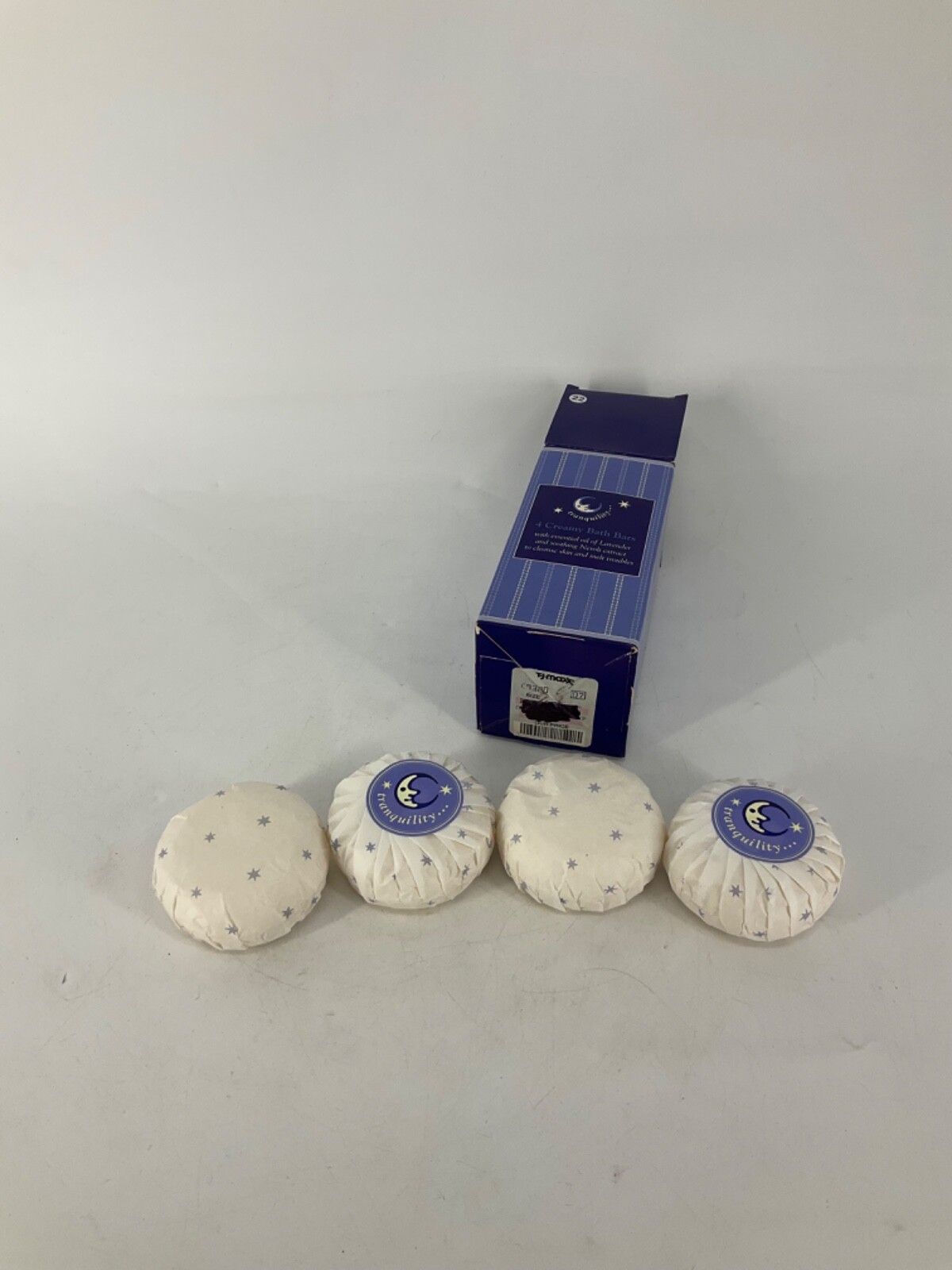 4 PACK Scottish Fine Soaps Tranquility Creamy Bath Bars 4 x 100gm 3.53oz NEW