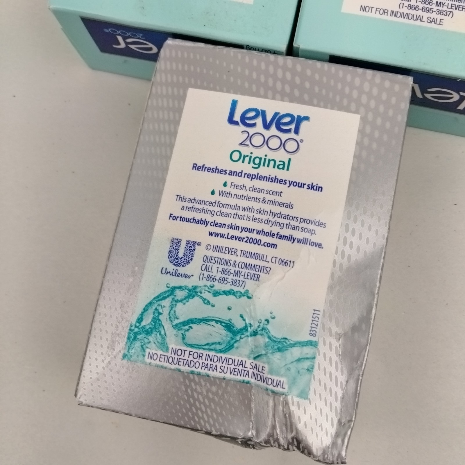 Vintage Lever 2000 Original Bar Soap Box Lot Of 3 Made in USA 3 Oz Each
