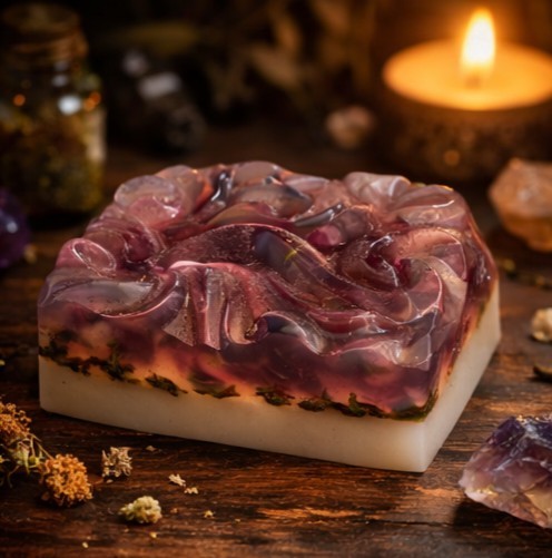Handmade Herbal Soap Goat Milk Shea Butter Essential Oil Artisan Bath Bar