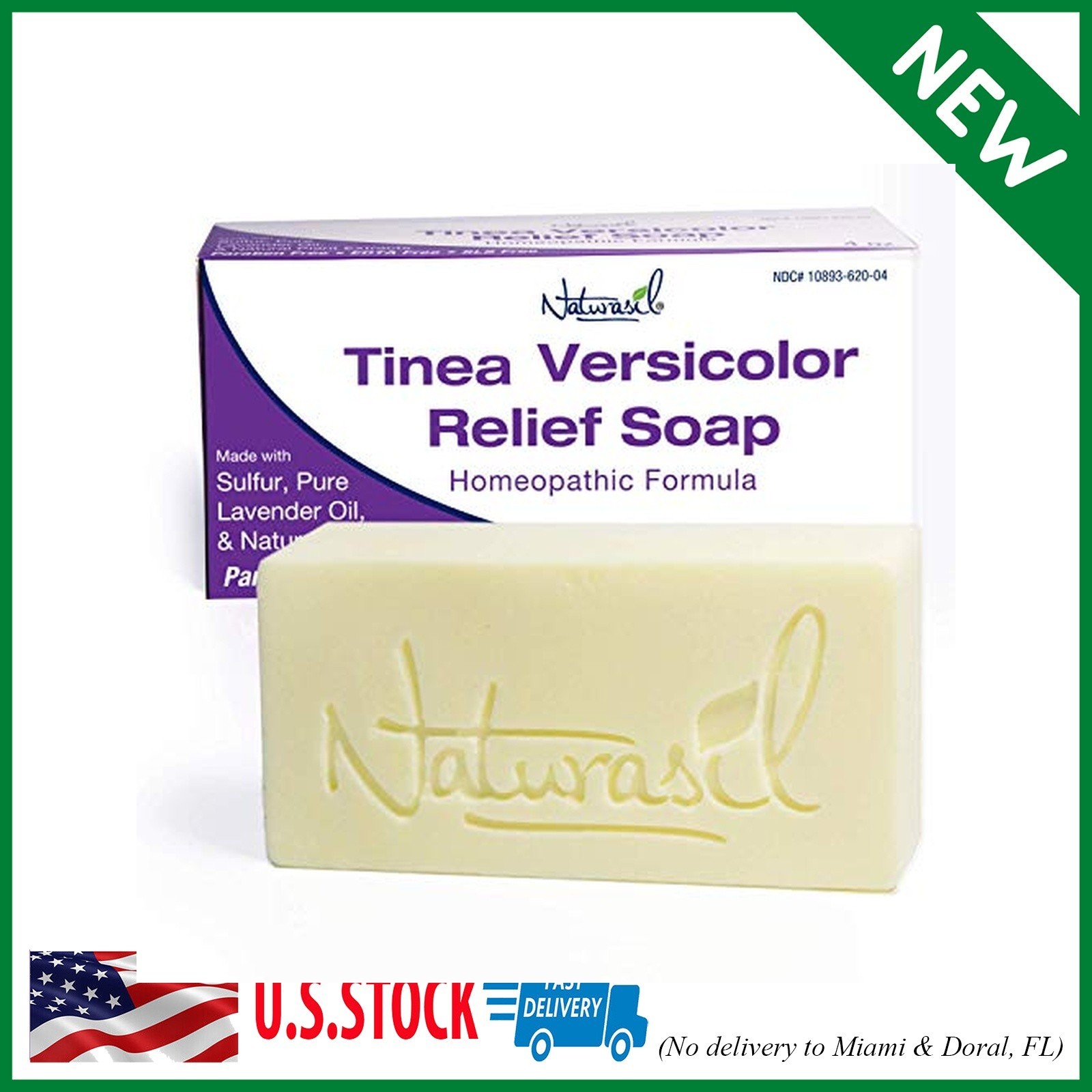 Naturasil Homoeopathic Remedies Soap for Tinea Versicolor, 4 Ounce