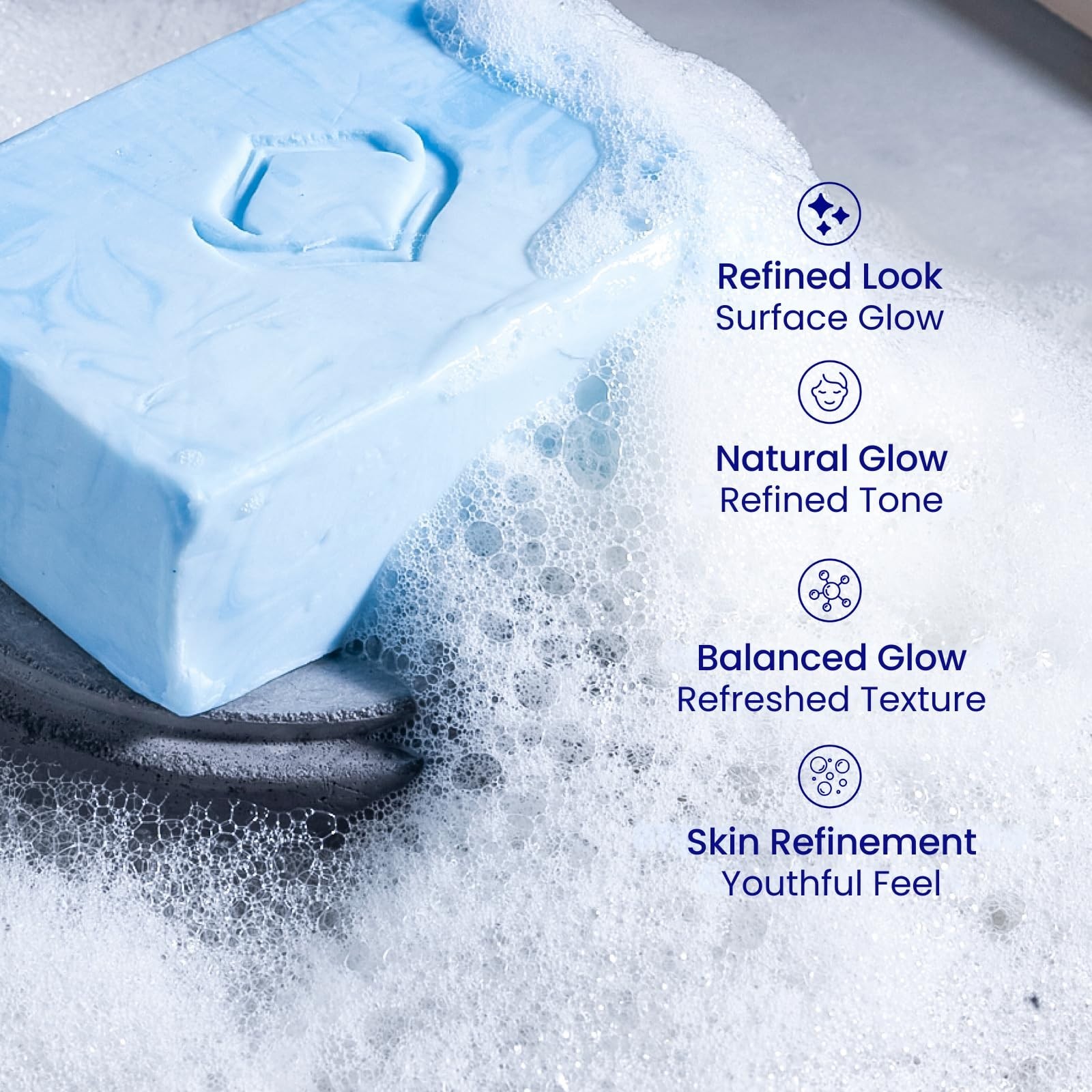 Relumins Glycolic Acid Soap Bar with Aloe and Salicylic Acid – 135g