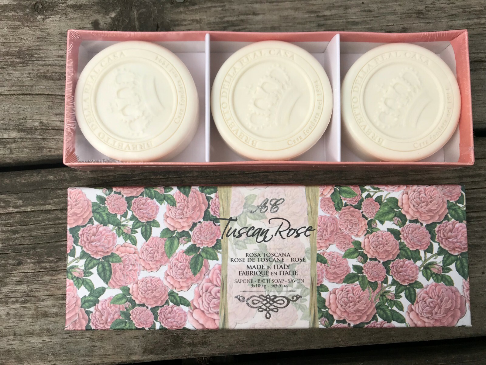Alighiero Campostrini rosa toscanab soap 3x100g made in itlie