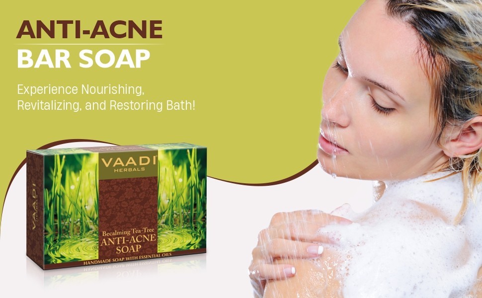 Tea Tree Oil Bath Bar Soap, ALL Natural – Each 2.65 Oz, Pack of 12(32 Ounces)