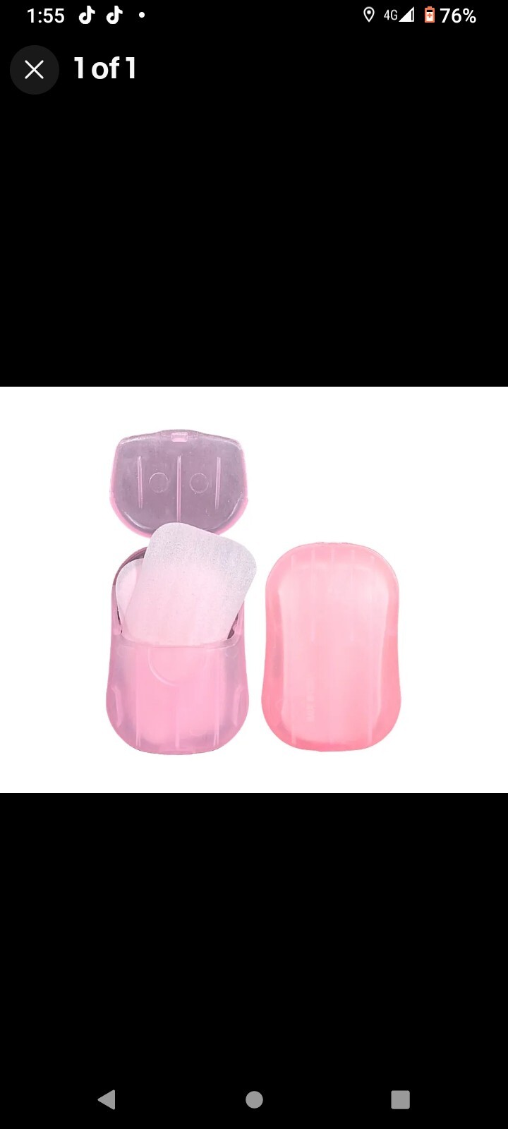 Paper Soap Pink Soap Unisex 4 Pack
