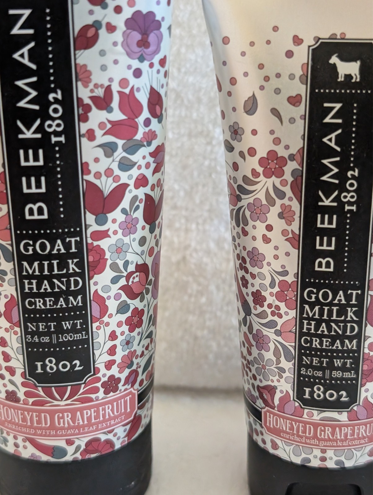 Beekman 1802 Goat Milk Hand Creams & 9.0oz Soap HONEYED GRAPEFRUIT Lot Set of 3