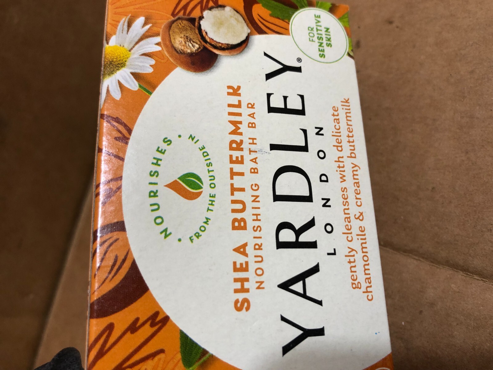 6- Yardley London Shea Buttermilk Moisturizing Bath Soap Bar 4 Oz Each NIB