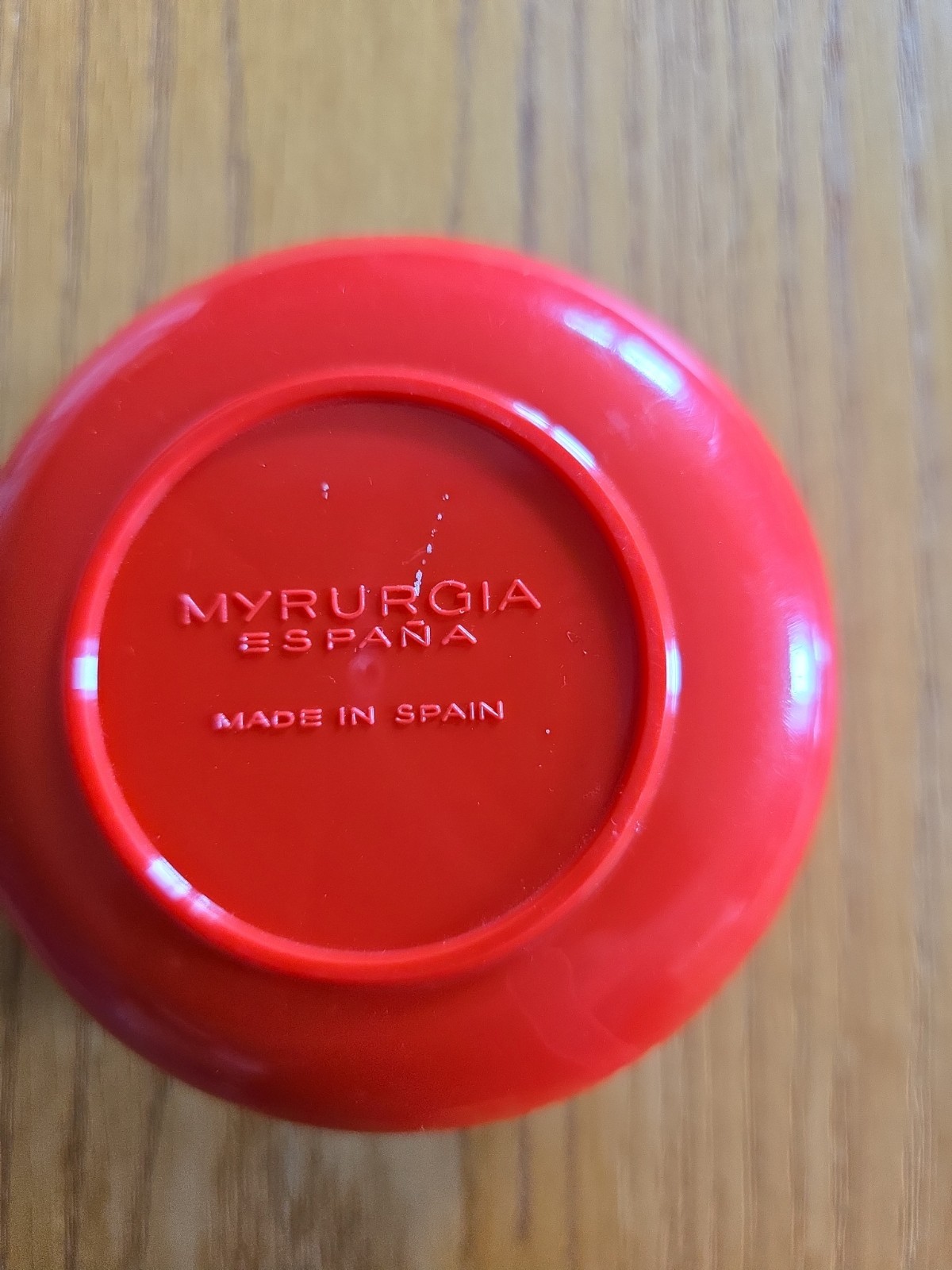 Vtg Maja Nyrurgia Espana Perfumed Soap Wity Bright Red Plastic Container Spain