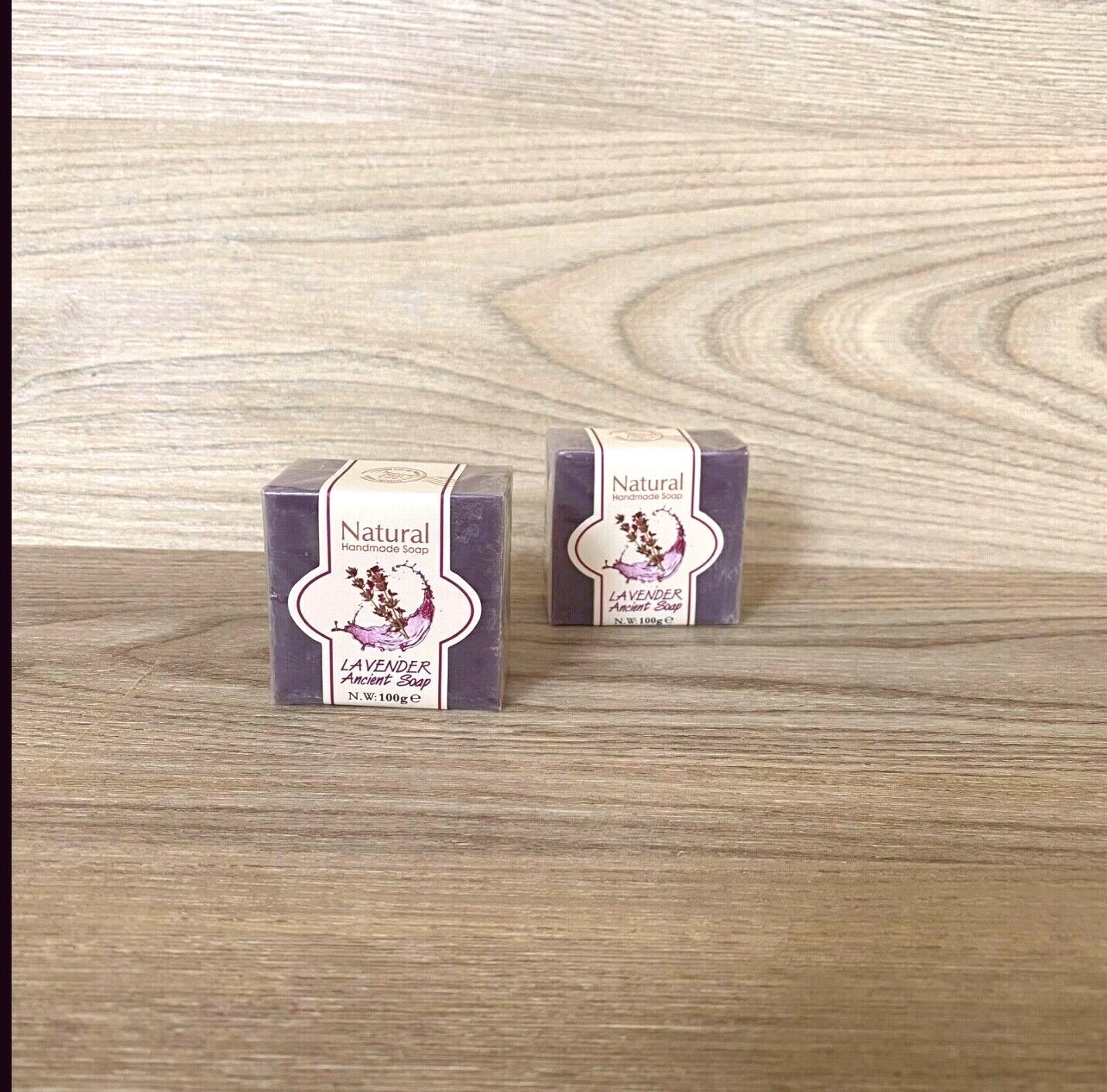 All Natural Handmade Soap – Lavender – 2 Pack – Easy On Sensitive Skin