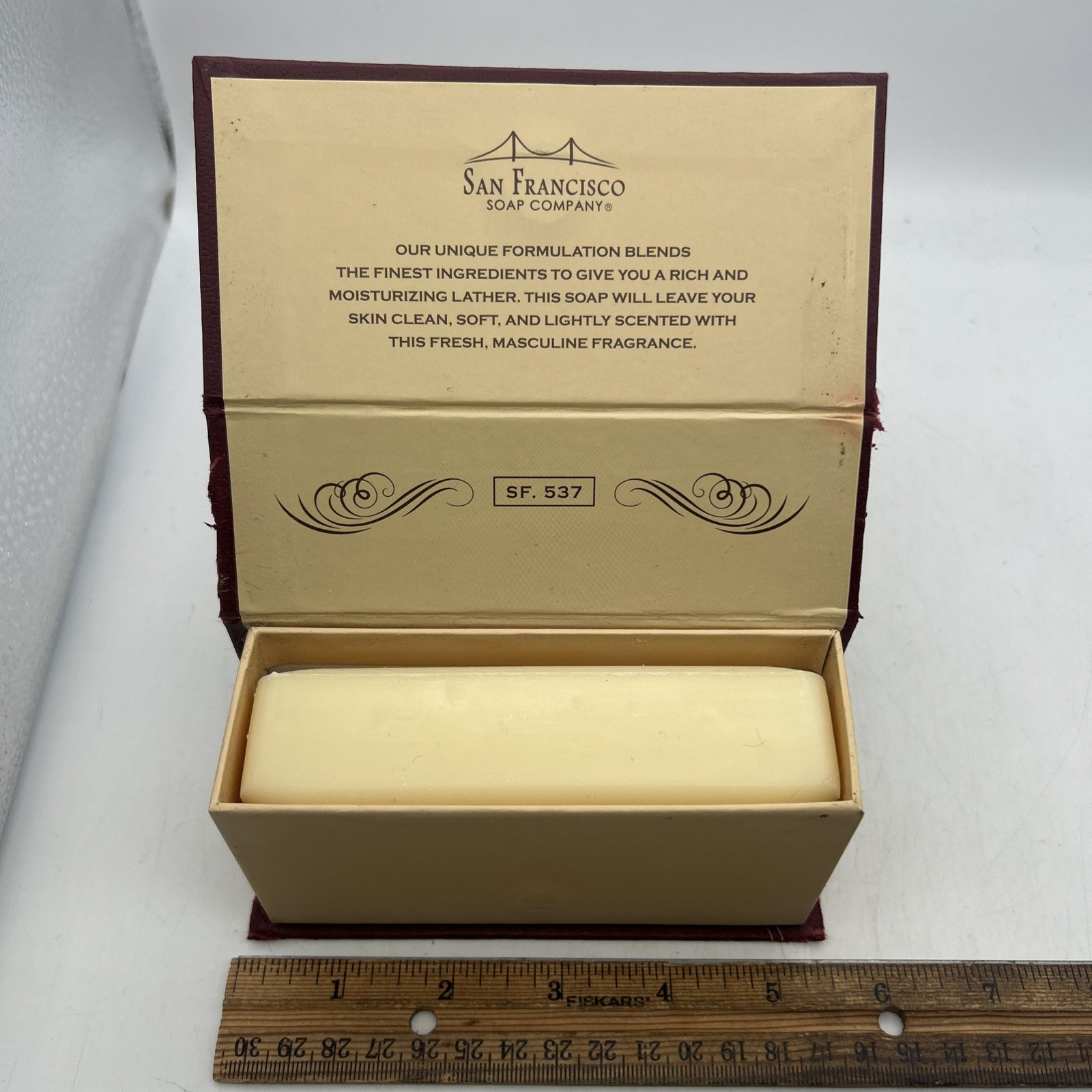 San Francisco Soap Company Revitalizing Man Bar Exotic Musk Sandalwood New SF537