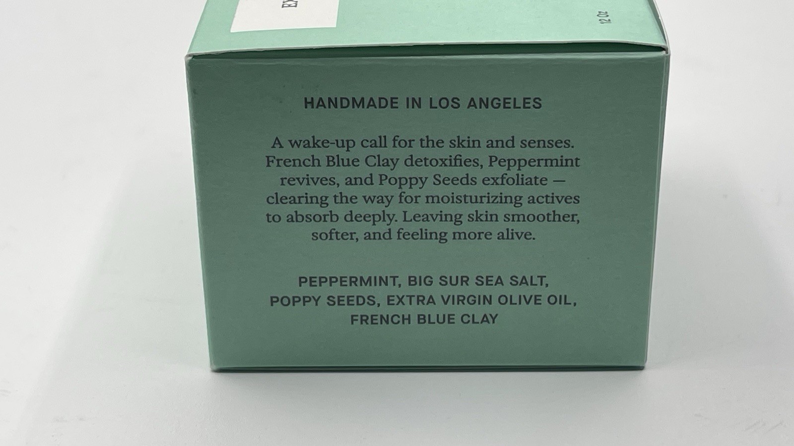 Flamingo Estate Exfoliating Peppermint Soap Brick 12oz Handmade LA
