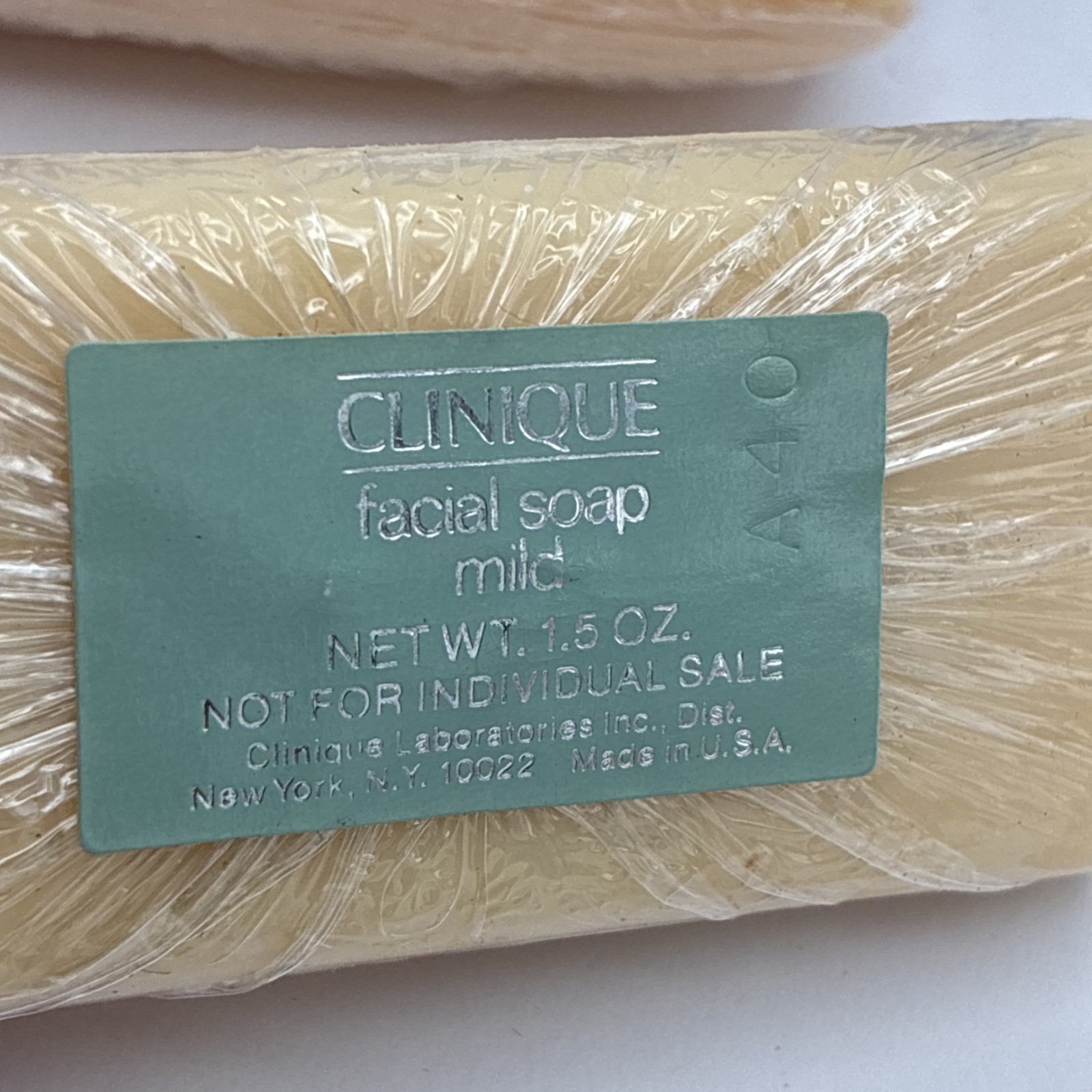 Clinique Little Facial Soaps Mild Bar 2x Soap 1.5 oz Travel Size NEW SEALED Case