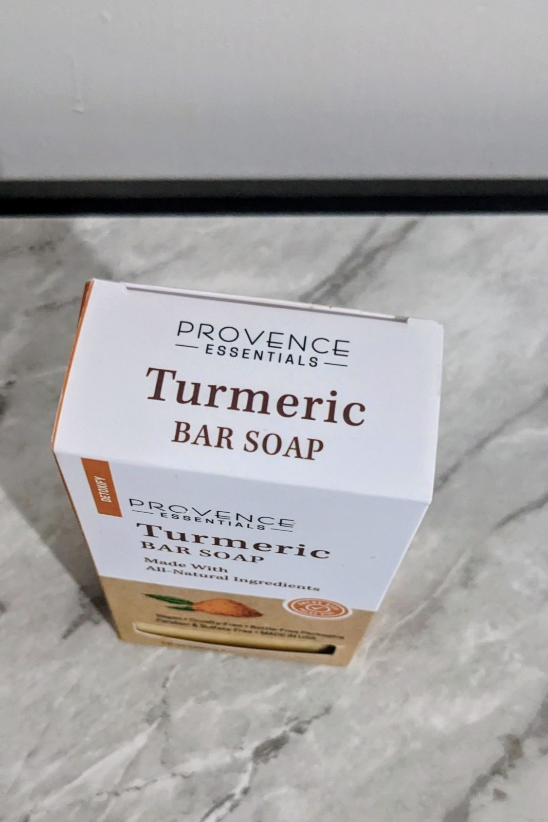 Provence Essentials Turmeric Bar Soap, Organic Olive Oil,All Natural Ingredients