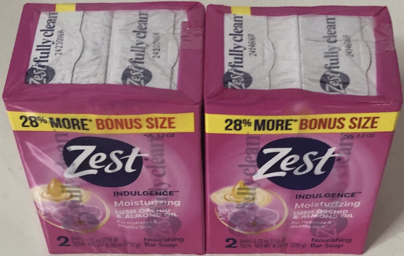 Zest Nourishing Moisturizing Bar Soap 4.12 Oz (1 set with 4 Bars)