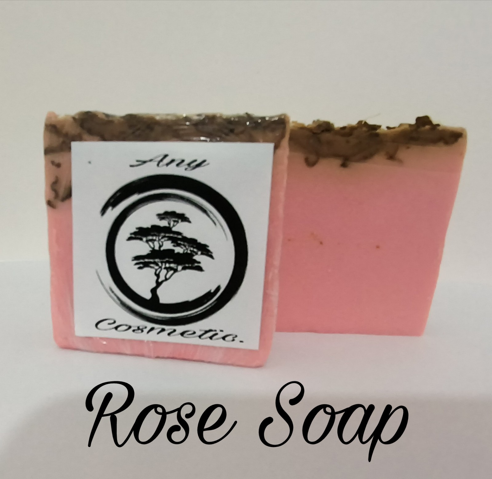Any Cosmetics Rose Scent Pink Rectangular Body Bar Soap for Body & Hands