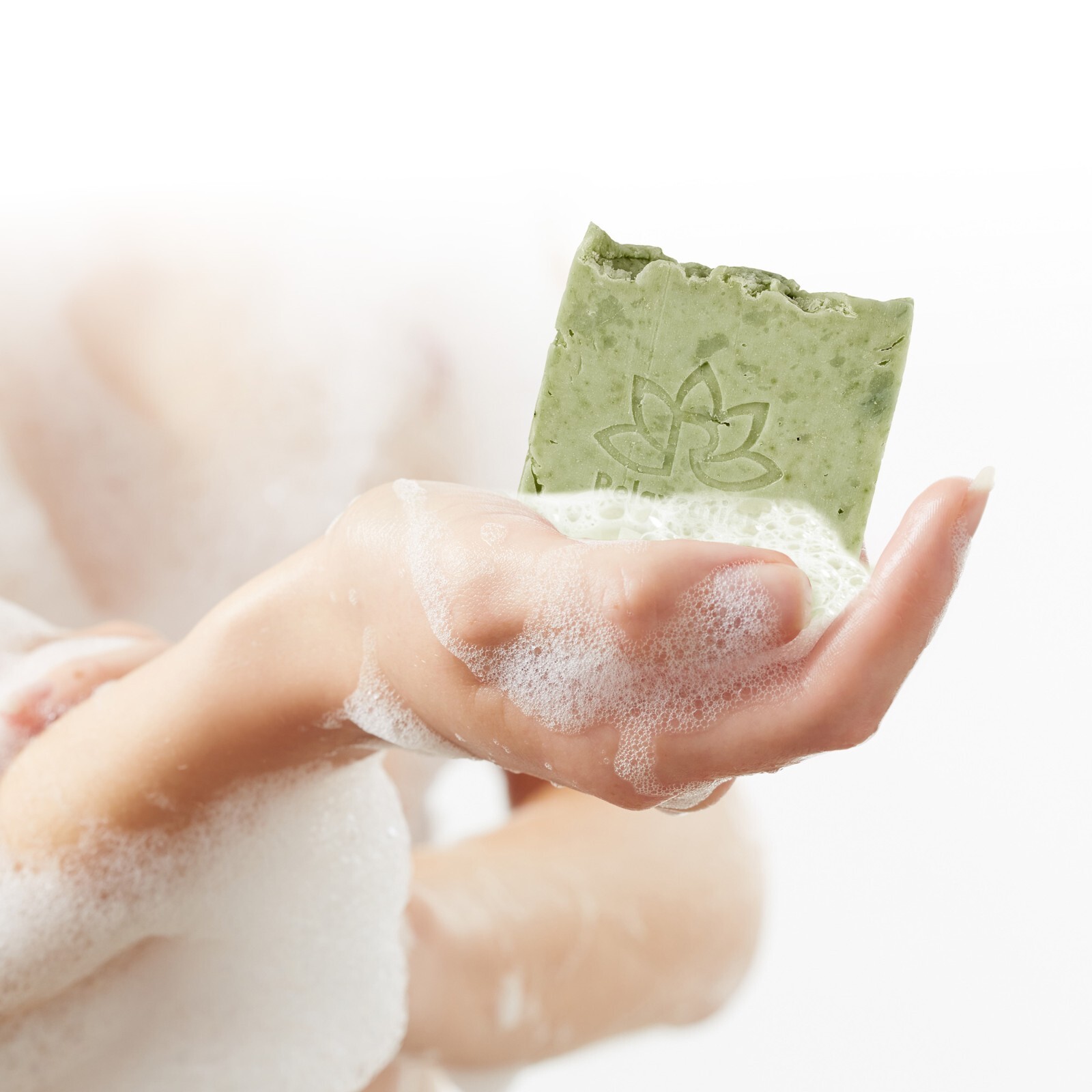1 Vegan Natural Cold Process OLIVE OIL Soap Bar with 90% Organic Olive Oil