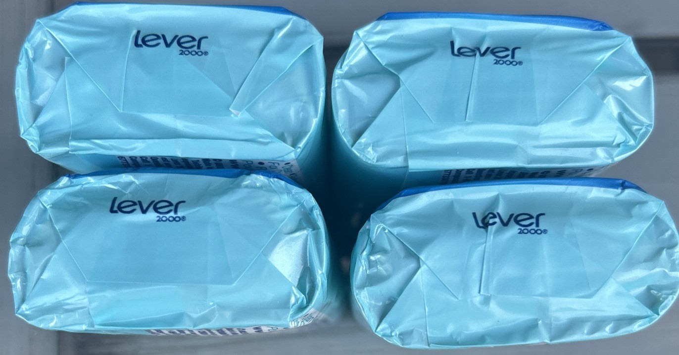 4 Lot Lever 2000 Original Bar Soap Made In USA 4oz Bars New Discontinued