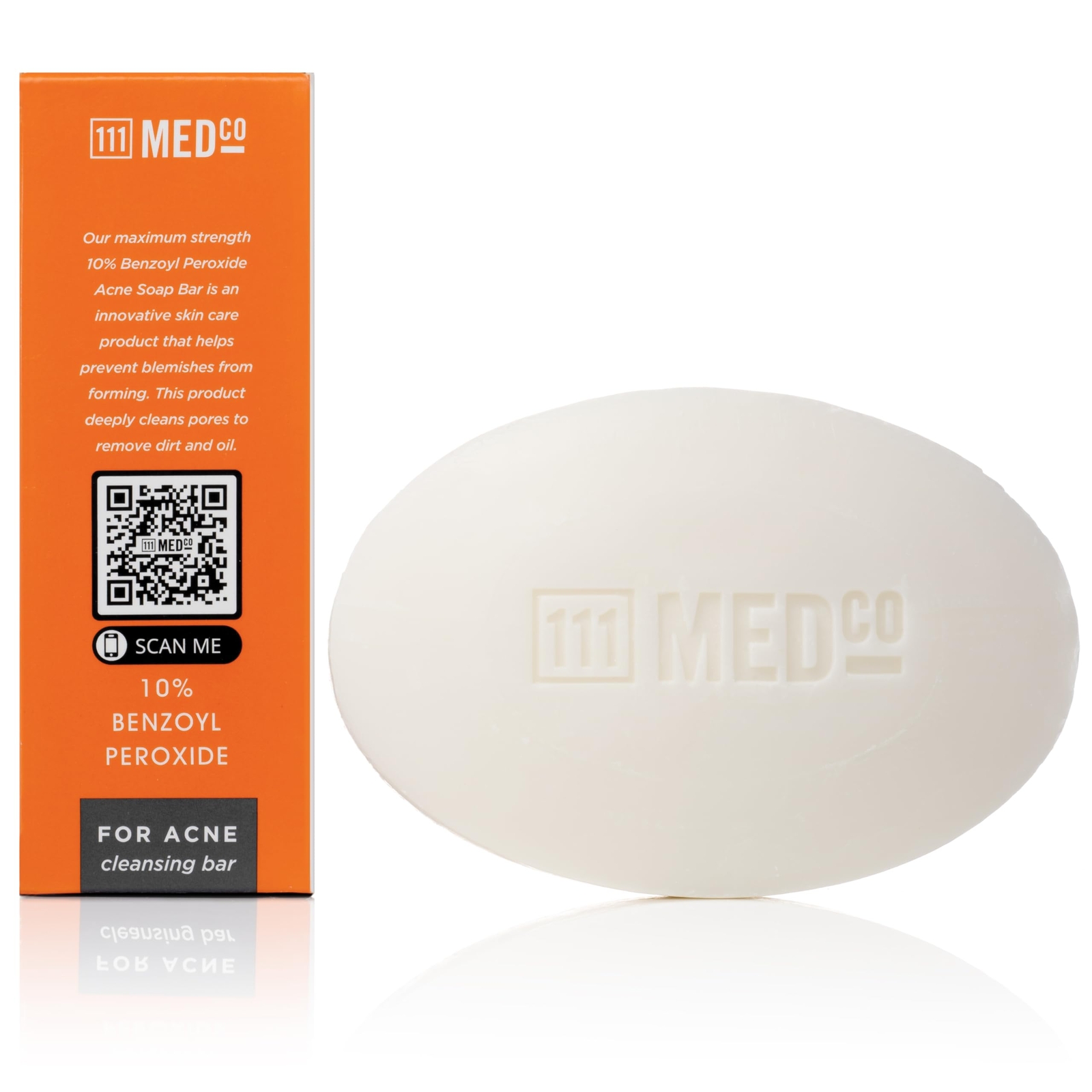 10% Benzoyl Peroxide Acne 4oz. Medicated Soap Bar