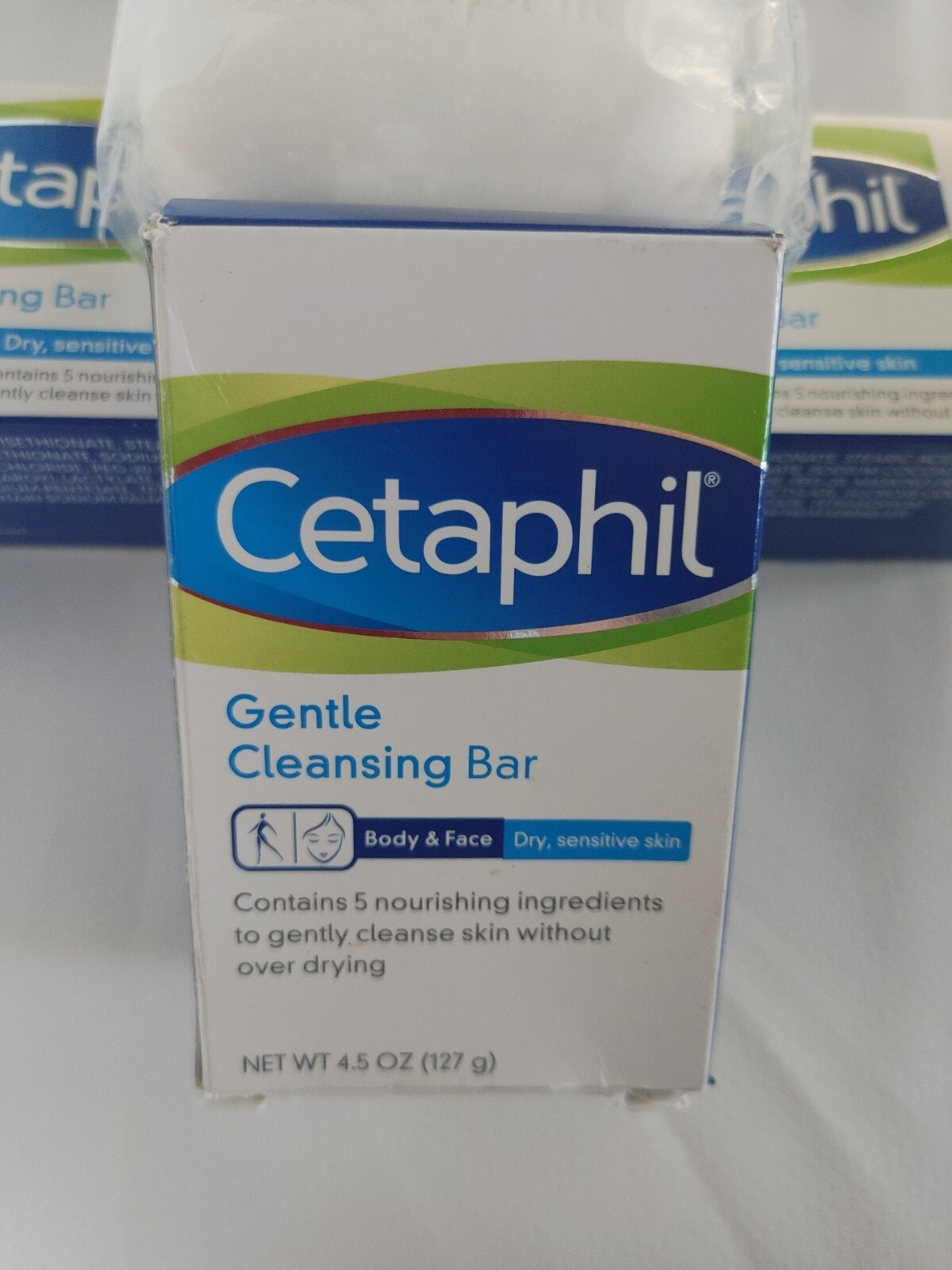 CETAPHIL Gentle Nourishing Cleansing Bar, 4.5 oz. Pack of 5
