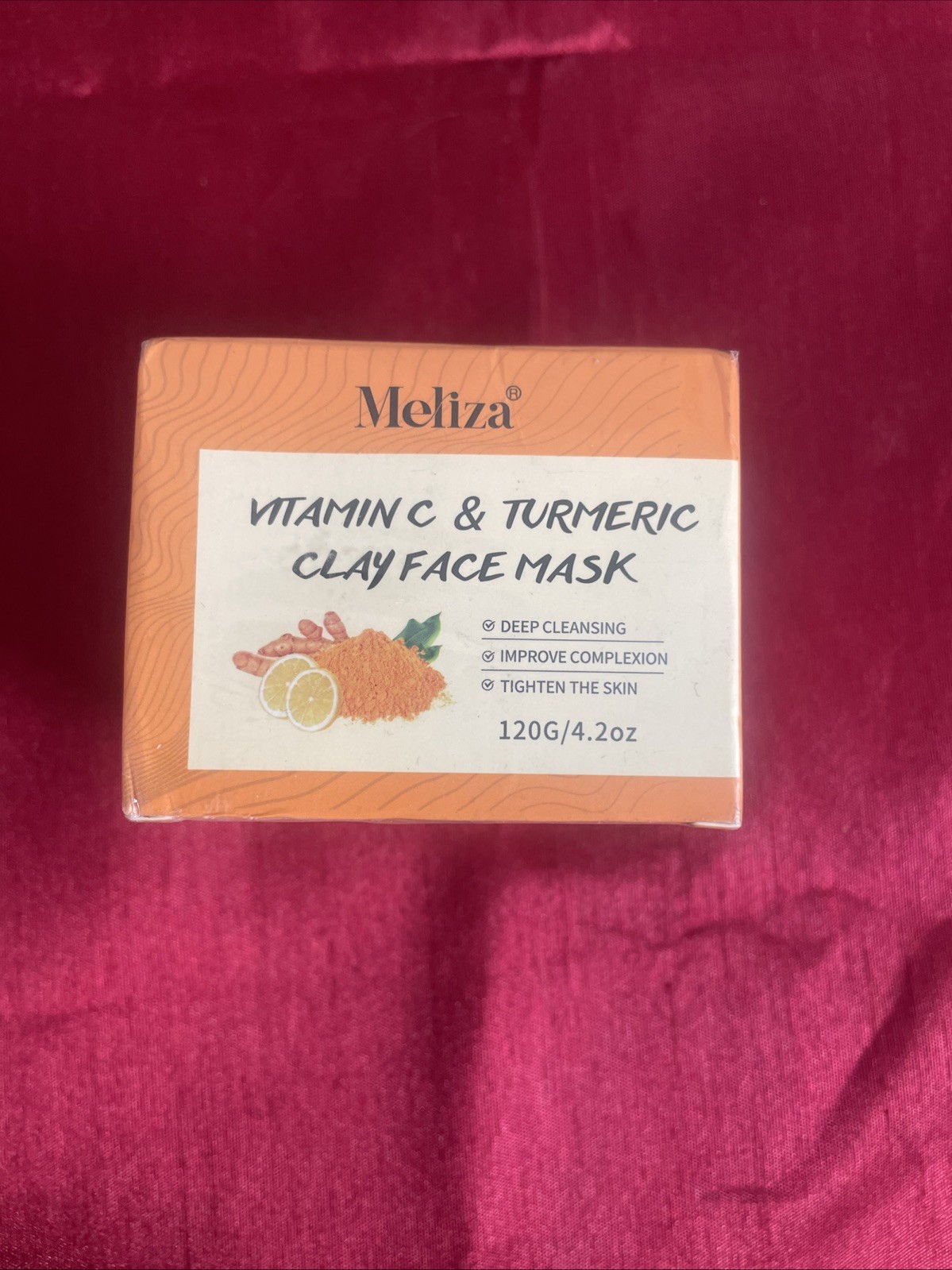 Turmeric And Vitamin C Clay Face Mask Sealed