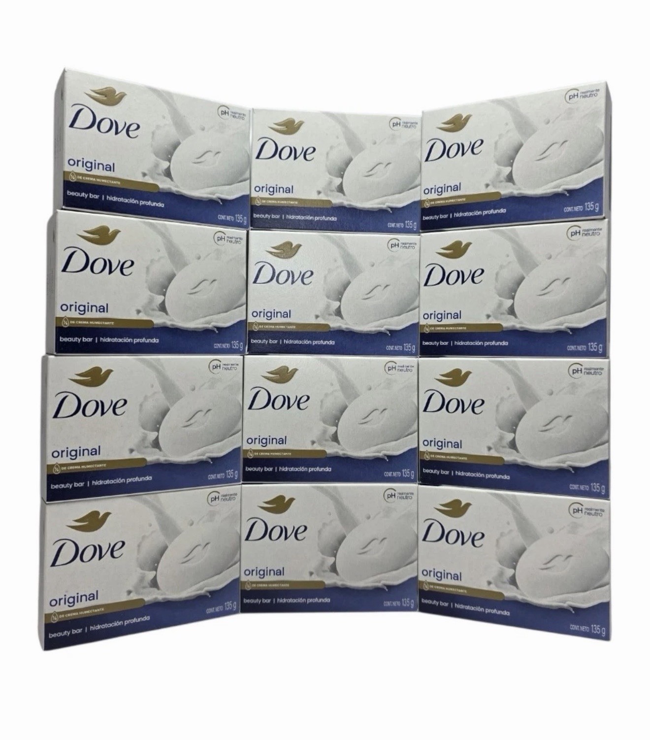 Dove Original Beauty Bar Soap 12 Pack 4.75oz Moisturizing