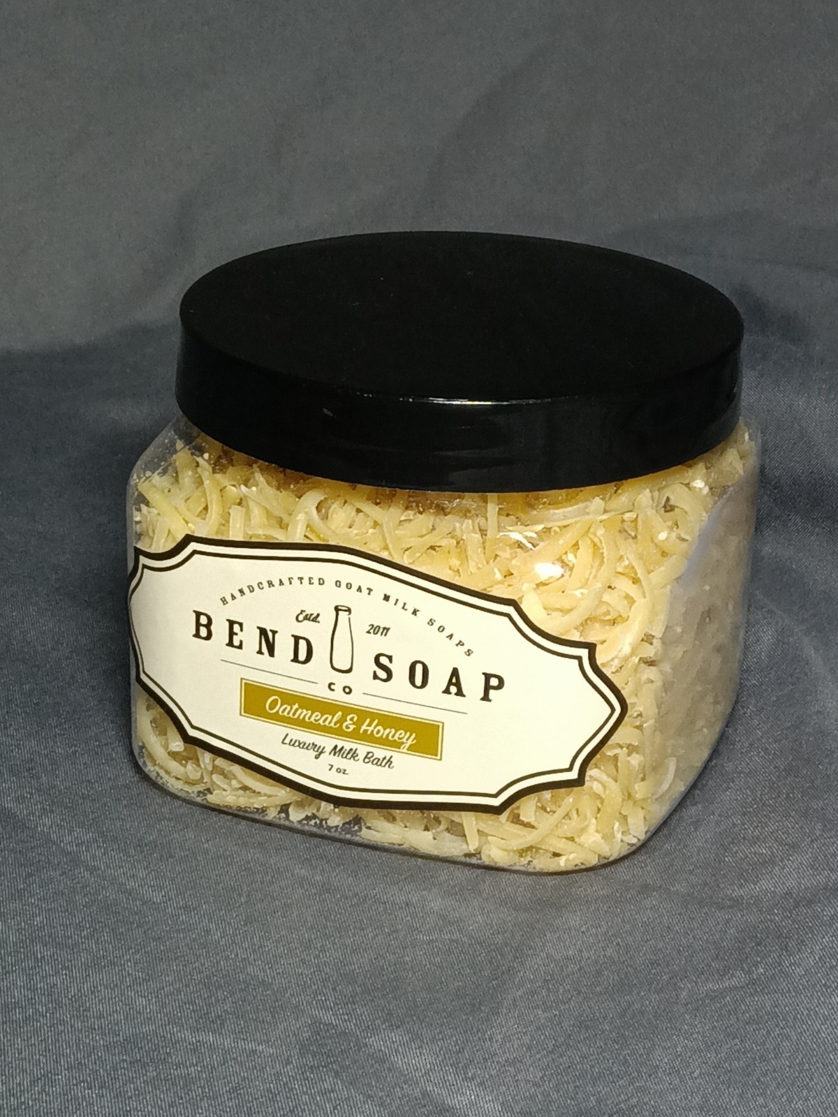 Bend Soap Handcrafted Goat Milk Soap Oats & Honey Luxury Milk Bath 7oz Shavings